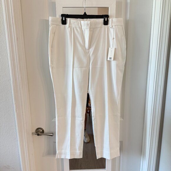 Tory Sport Tech Twill Golf Pants in Snow White – Size 14 (NWT) - Picture 1 of 5